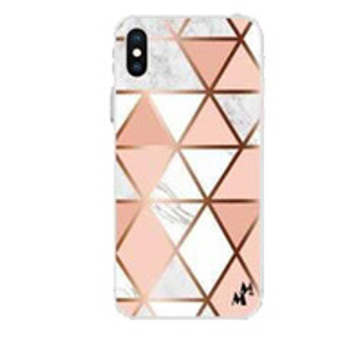 MOTO G ONE ACE 5G MM Design Hybrid Pink & Gold Rhombus