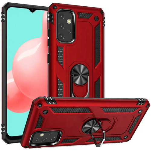 SAM A32 5G Rugged Ring Stand Case Red
