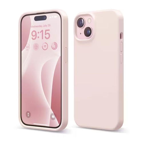IP 13 Pro Silicon Case Sand Pink