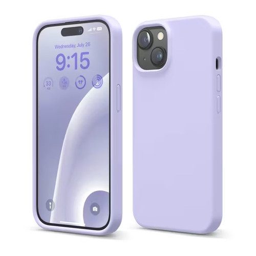 IP 13 Pro Silicone Case Light Purple