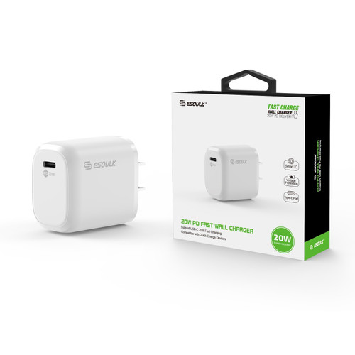 Esoulk 20W Fast Wall Charger White