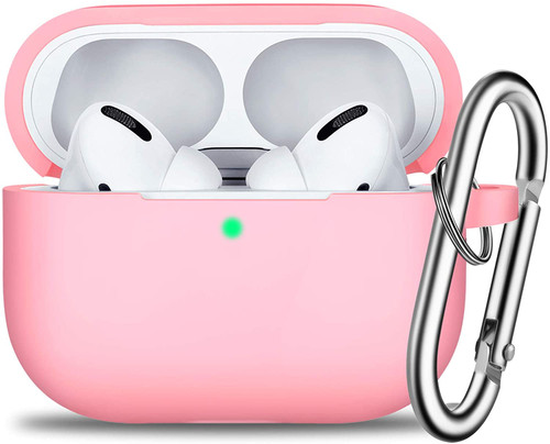 Airpods Pro Silicon Case W Hook Pink