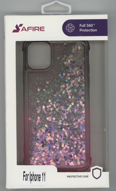 Samsung A03s 5G MM Water Glitter Case Pink & Midnight