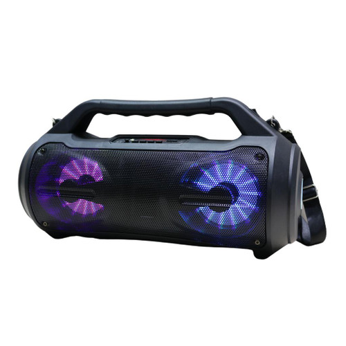 Portable Speaker With LED Flashlight CH-V403 FLASH-XL Black