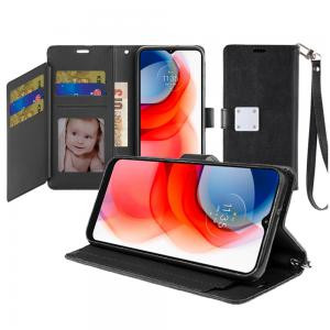 Samsung S22 Plus Wallet ID Card Holder Case Black