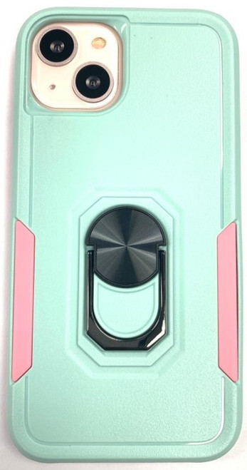 iPhone 14 Pro MM Ring Hybrid 2 Teal & Pink