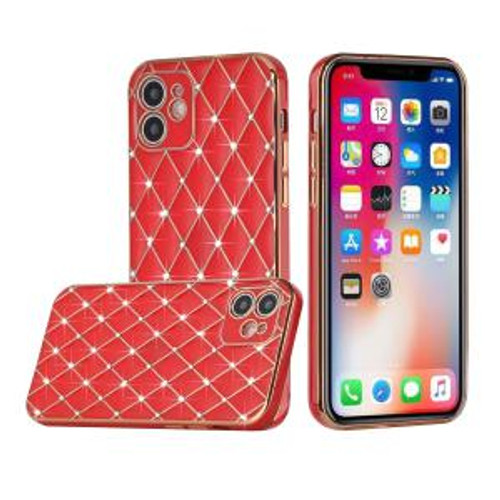 iPhone 14 Plus GEM Diamonds Premium Sturdy Hybrid Case Red