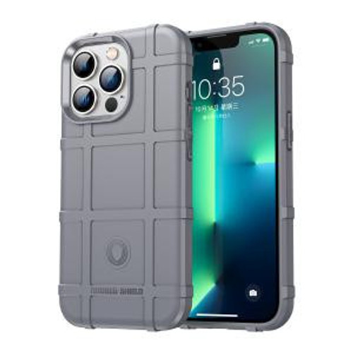 iPhone 14 Pro Max Rugged Shield Thick TPU Case Gray