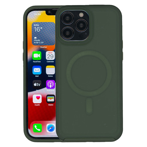 iPhone 13/14 6.1 Mag Skin Case Hot Green