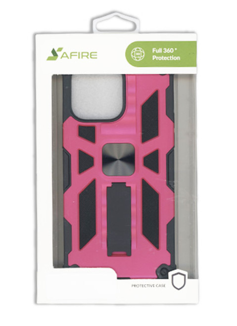 Samsung S23 5G Tactical Hybrid Kickstand Case Hot Pink