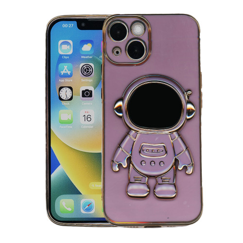 iPhone 14 Pro Spaceman Case Purple