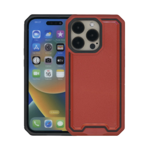 Phone 14 Plus Tough Strong Hybrid Case Red