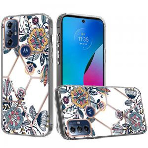 Moto G Play 2023 ART IMD Chrome Beautiful Design Case Floral F