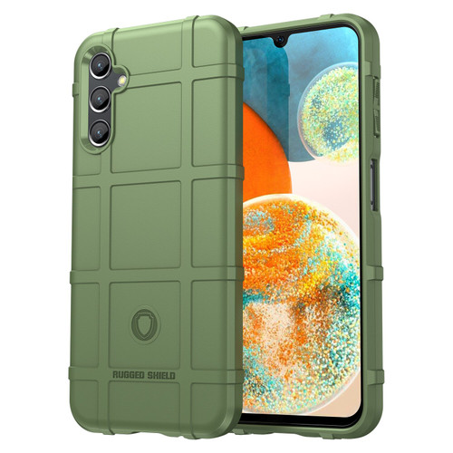 Samsung A14 5G Rugged Shield Thick TPU Case Army Green