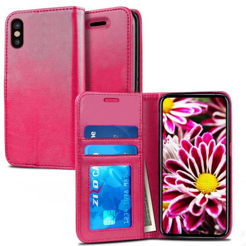 iPhone 11 Pro Max Wallet Serie Case Pink Leather