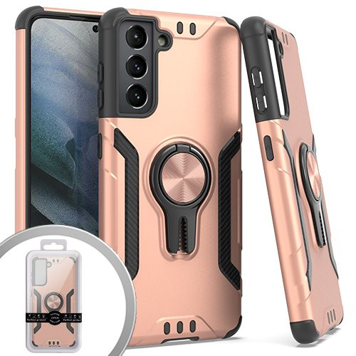 Samsung S21 Ultra Kickstand Ring Case Rose Gold
