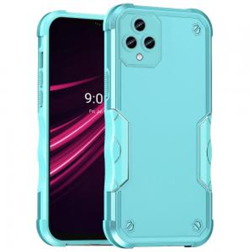 Celero 5G 2023/Revvl 6 5G Exquisite Tough Hybrid Case Teal