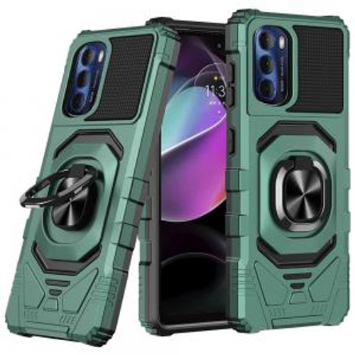 OnePlus N300 5G Robotic Magnetic Ring Stand Case Midnight Green