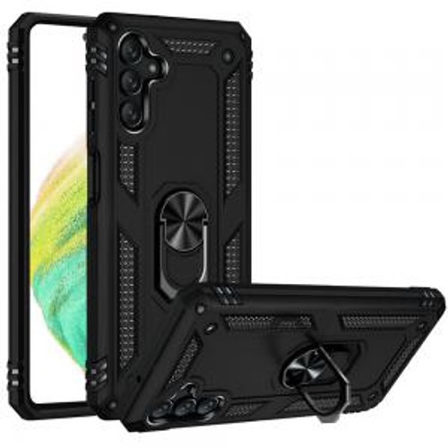 Sam A54 5G Ring Magnetic Kickstand Hybrid Case Black Sam A54 5G Ring Magnetic Kickstand Hybrid Case Black