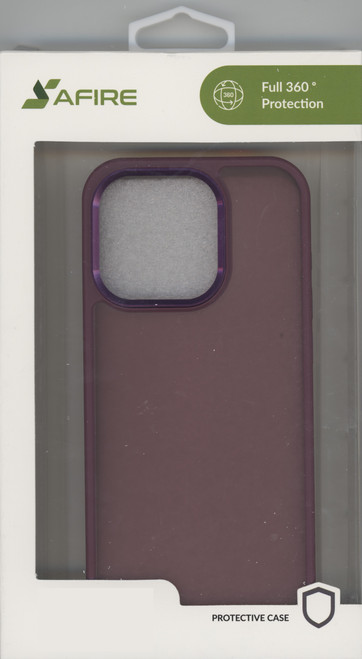 iPhone 15 Acrylic Hybrid Wine Red