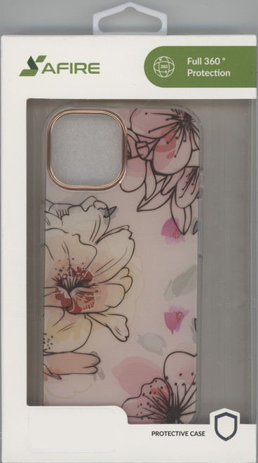 iPhone 15 IMD Design Case Pink Floral