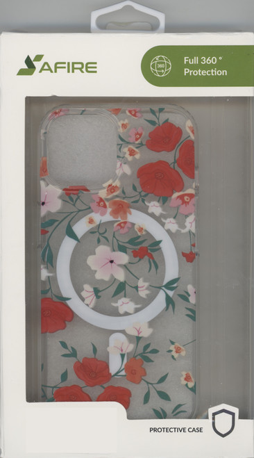 iPhone 15 Pro IMD Design Mag Case Rose Bouquet
