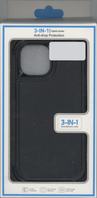 IP 15 Pro MM Rugged Case W/ Holster Black