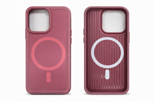 IP 15 Mag Armor Case Purple Pink