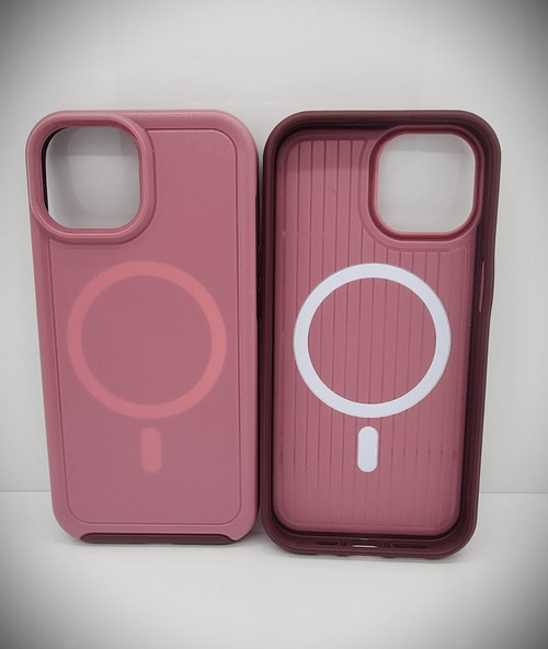 iPhone 15 Plus Mag Armor Case Dark Pink