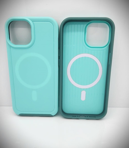 iPhone 15 Plus Mag Armor Case Mint Green