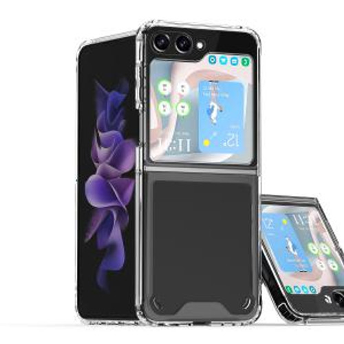 Samsung Z Fold 5 Transparent Hybrid Case Clear