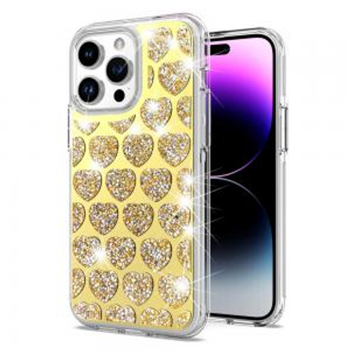 iP15 Pro Max Bling Hybrid Case F