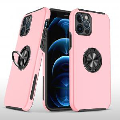 iPhone 11 CHIEF Oil Painted Magnetic Ring Stand Case Pink