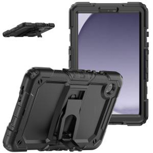 Samsung A9 8.7inch Heavy Duty Full Body Rugged Tablet Kickstand Case Cover Black