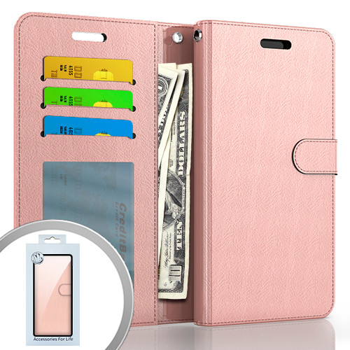 Samsung A15 5G Wallet Pouch Rose Gold