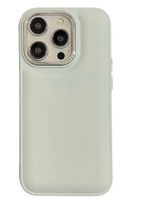IP 15 Pro Max Classy Slick Chromed Case Gray