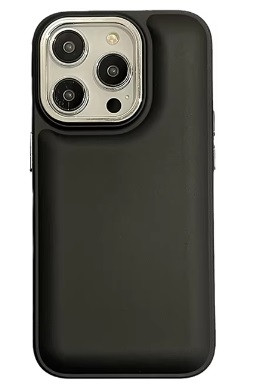 IP 15 Pro Max Slick Chromed Case Black
