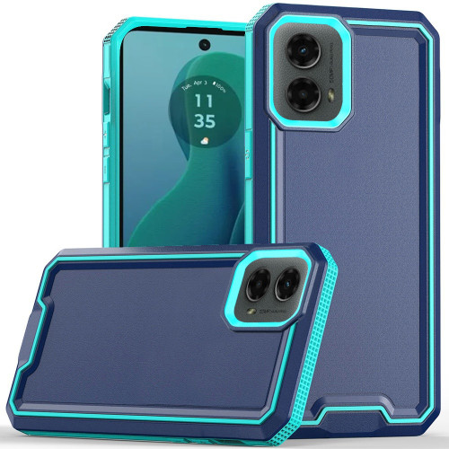 Moto G 5G 2024 Rank Tough Strong Modern Fused Case Blue