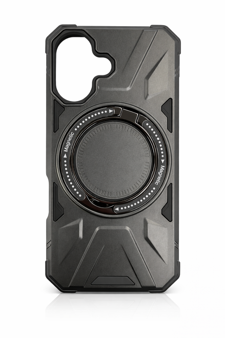 IP 16 Pro Magnetic Circle Kick Stand Silver