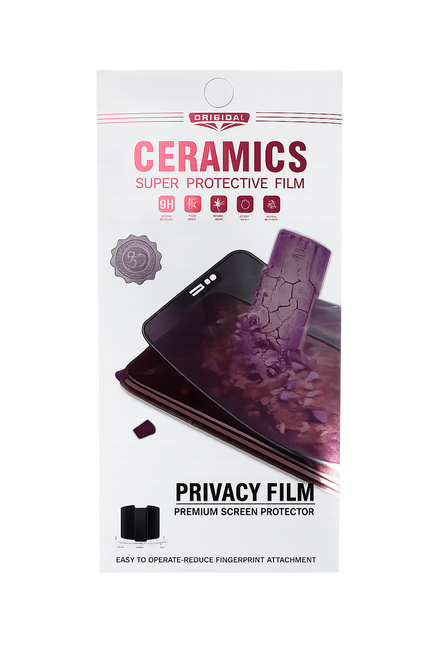 IP 16 Plus Privacy SAFIRE Matte Ceramic Glass