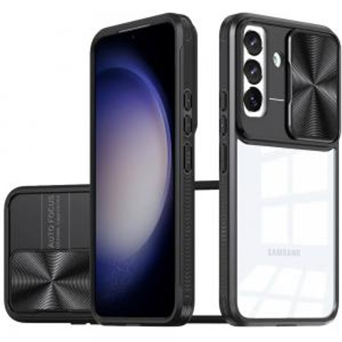 SAM S24 FE Fusion Transparent Case Black