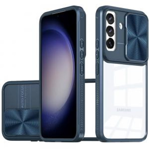 SAM S24 FE Fusion Transparent Case Blue