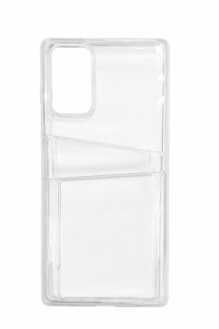 IP 13 PRO DUAL POCKET JELLY CASE CLEAR