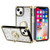 IP 13 PRO Passion Square Diamond Glitter Case Good Luck White