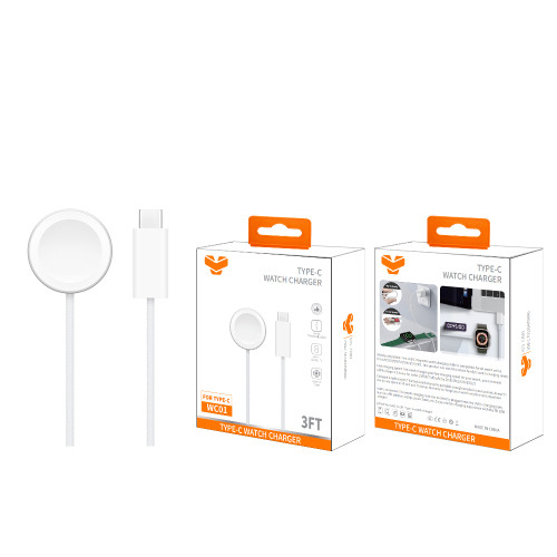 Plug-In C (3FT) Wireless Watch Charger