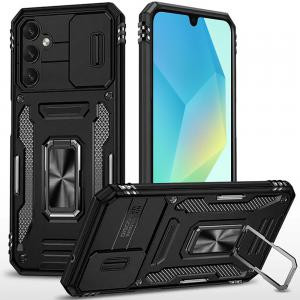 SAM A16 5G Utter Tough Metal Ring Case Black