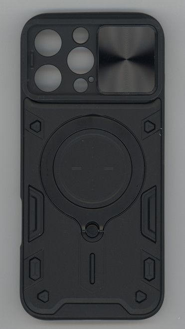 Sam A16 5G Magnetic Circle Kick Stand With Camera Cover Black