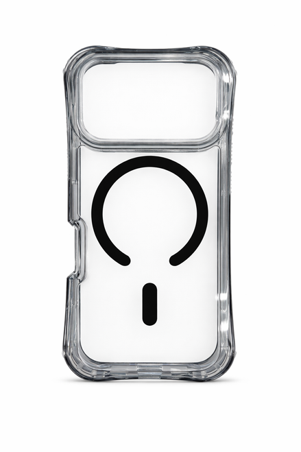 IP 17 Pro Clear Bumper Mag Case Black