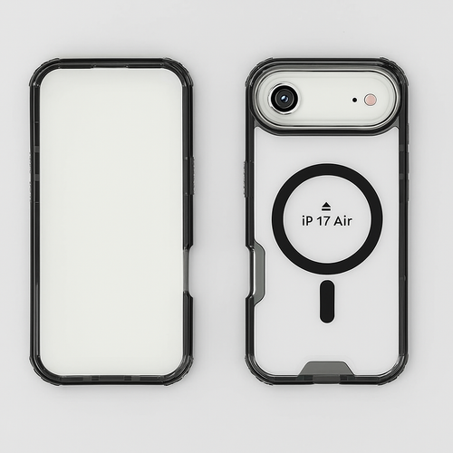 IP 17 Air Clear Bumper Mag Case Black