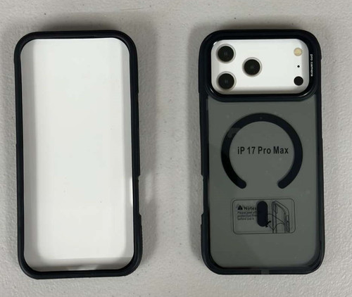 IP 17 Pro Max Clear Mag Case Black IP 17 Pro Max Clear Mag Case Black